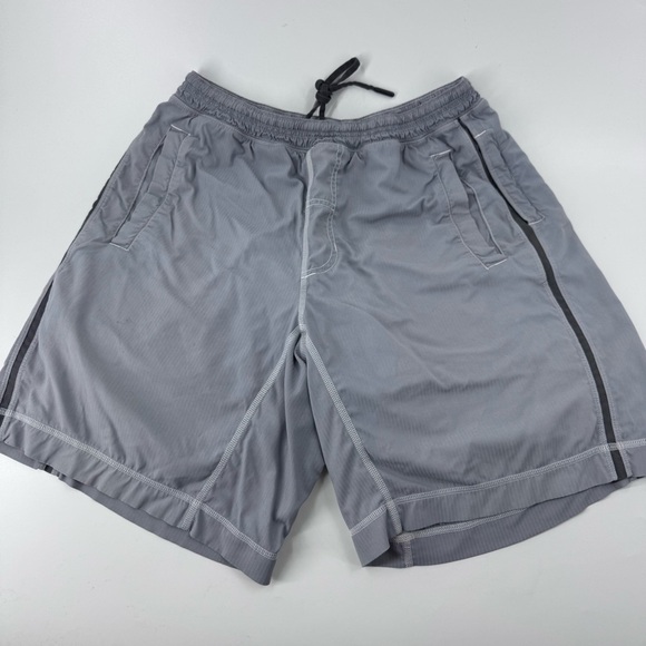 lululemon athletica Other - Lululemon Athletica Gray Athletic Shorts Lightweight Elastic Waistband